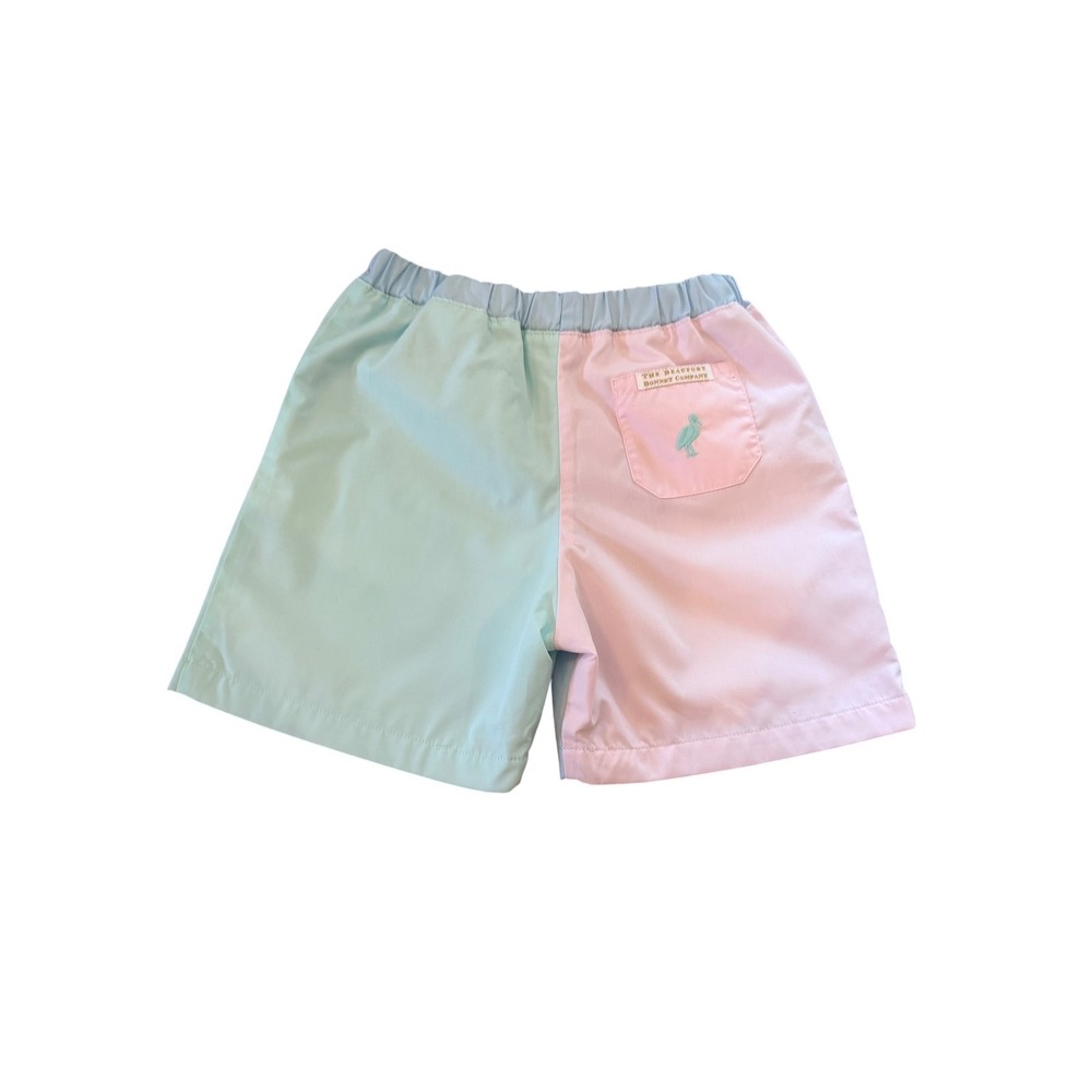 The Beaufort Bonnet Company Color Block Shelton Shorts Boys Size 6 Pastel Preppy